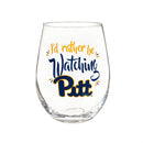 University of Pittsburgh, 17oz Boxed Stemless Glas