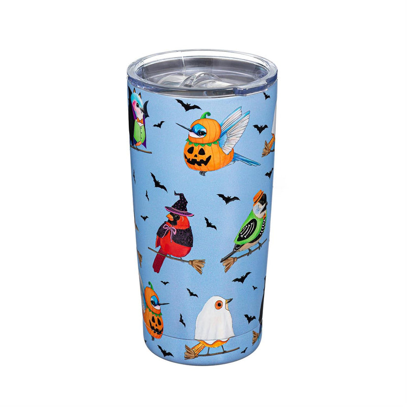 Witchy Warblers Double Wall Stainless Steel Tumbler, 20oz, Gift Box