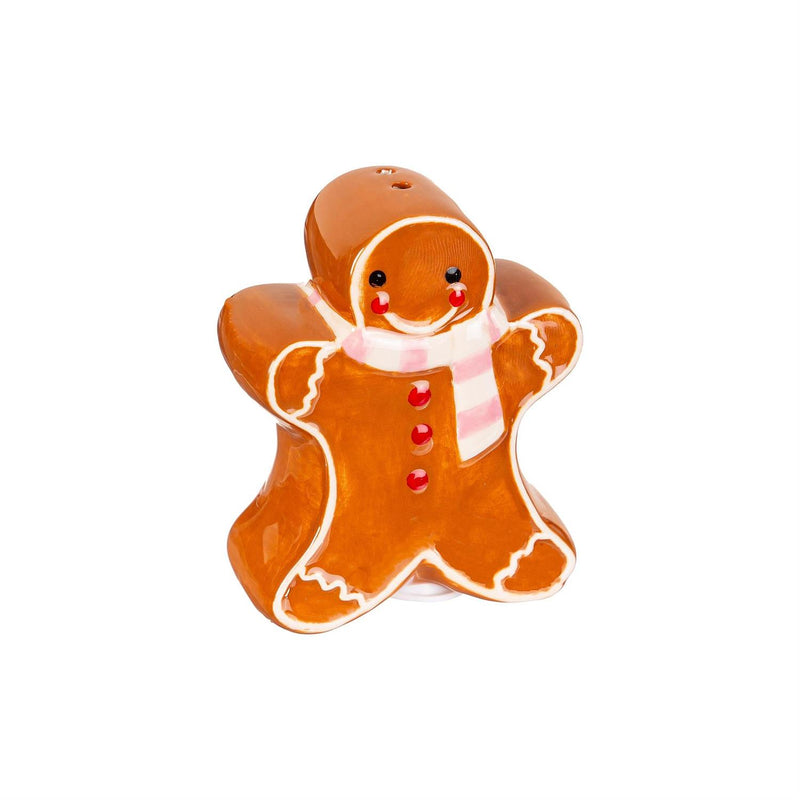 Ceramic Salt and Pepper Set, Gingerbread