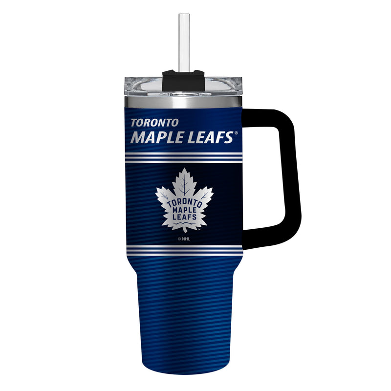 40oz Stainless Steel Mega Cup w/ Straw, Toronto Maple Leafs,3ss4376cc