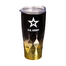 20oz Diamond Tumbler, Electroplated Stainless Steel, US Army,3ssh5063ts