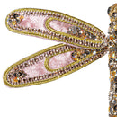 Season to Sparkle Ornament Dragonfly Fabric Tree Clip, 9"L