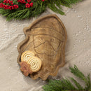 12" Wood Santa Serving Board,3tw008