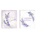 9.5" Wood Plock, Lavender Fields,3wp9862