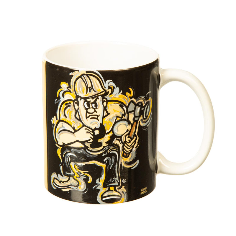Purdue, 11oz Mug Justin Patten, Full Body Pete