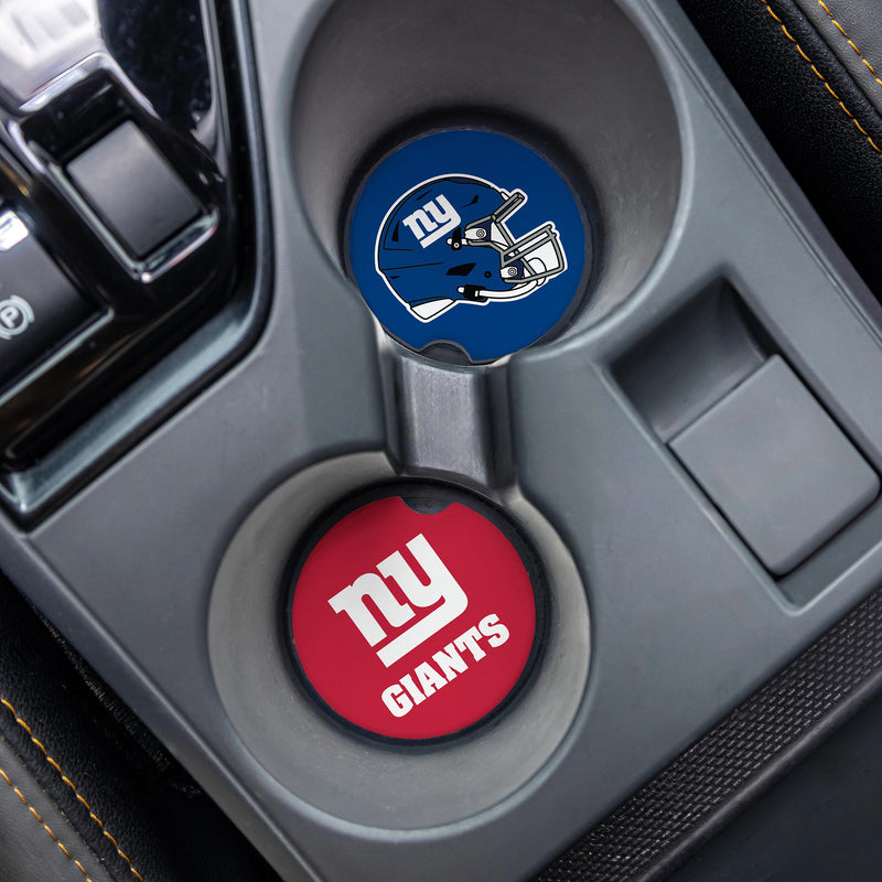 New York Giants Car Coaster Set, 2pc