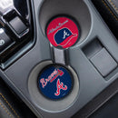 Atlanta Braves Car Coaster Set, 2pc