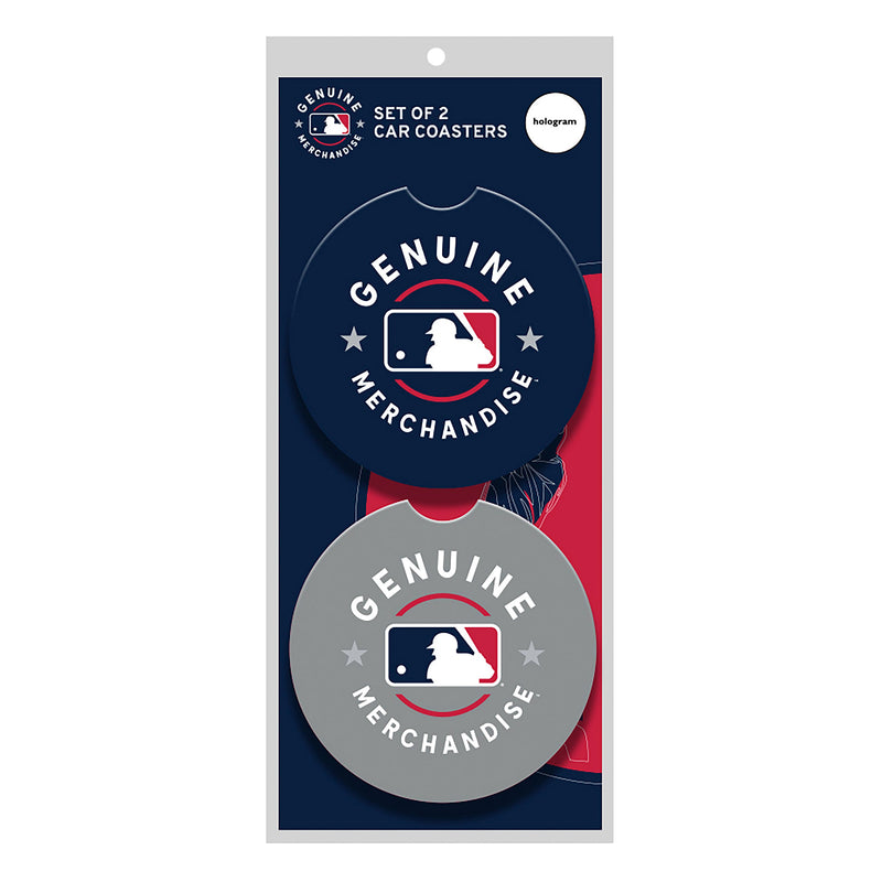 Atlanta Braves Car Coaster Set, 2pc