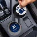 New York Yankees Car Coaster Set, 2pc