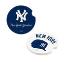 New York Yankees Car Coaster Set, 2pc