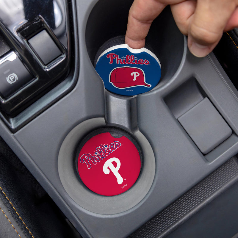 Philadelphia Phillies Car Coaster Set, 2pc