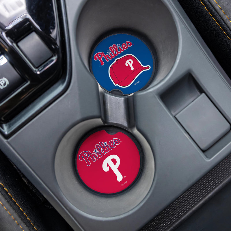 Philadelphia Phillies Car Coaster Set, 2pc