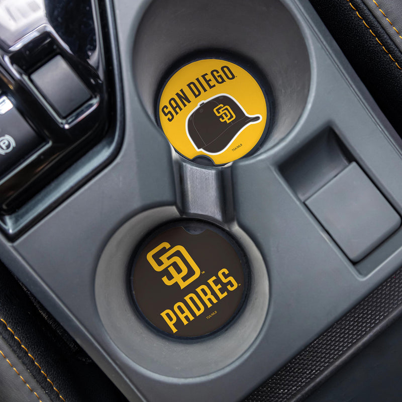 San Diego Padres Car Coaster Set, 2pc
