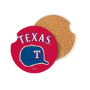 Texas Rangers Car Coaster Set, 2pc