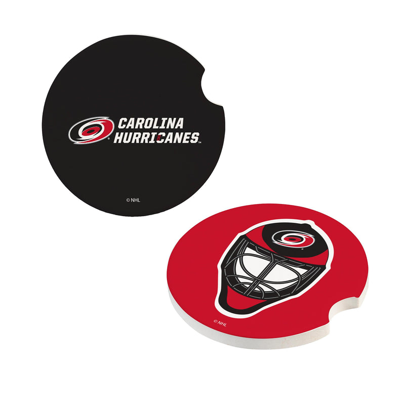 Carolina Hurricanes Car Coaster Set, 2pc