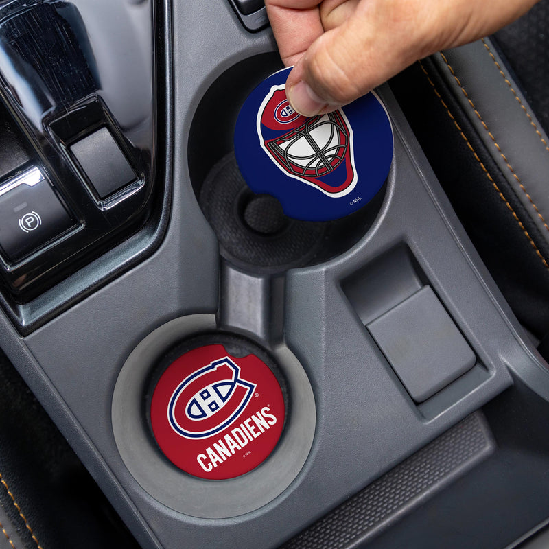 Montreal Canadiens Car Coaster Set, 2pc