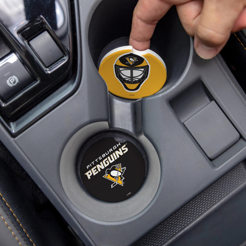 Pittsburgh Penguins Car Coaster Set, 2pc