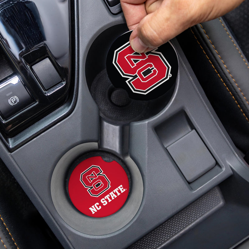 North Carolina State University Car Coaster Set, 2pc