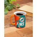 Miami Dolphins, 14oz Ceramic Cup of Awesome with Matching Box