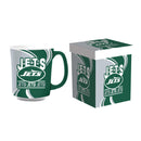 New York Jets, 14oz Ceramic Cup of Awesome with Matching Box