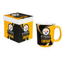 Pittsburgh Steelers, 14oz Ceramic with Matching Box