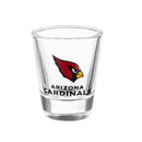 Arizona Cardinals 4-Piece Ceramic and Glass 2oz. Cup Set