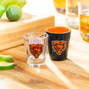 Chicago Bears 4-Piece Ceramic and Glass 2oz. Cup Set