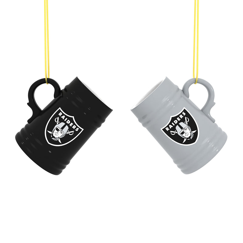 Las Vegas Raiders Ceramic Mini Stein, 3oz, set of 2