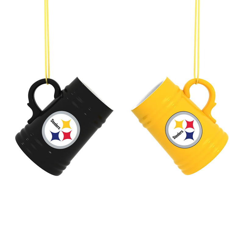 Pittsburgh Steelers Ceramic Mini Stein, 3oz, set of 2