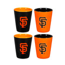 San Francisco Giants 4-Piece Ceramic 2oz. Cup Set