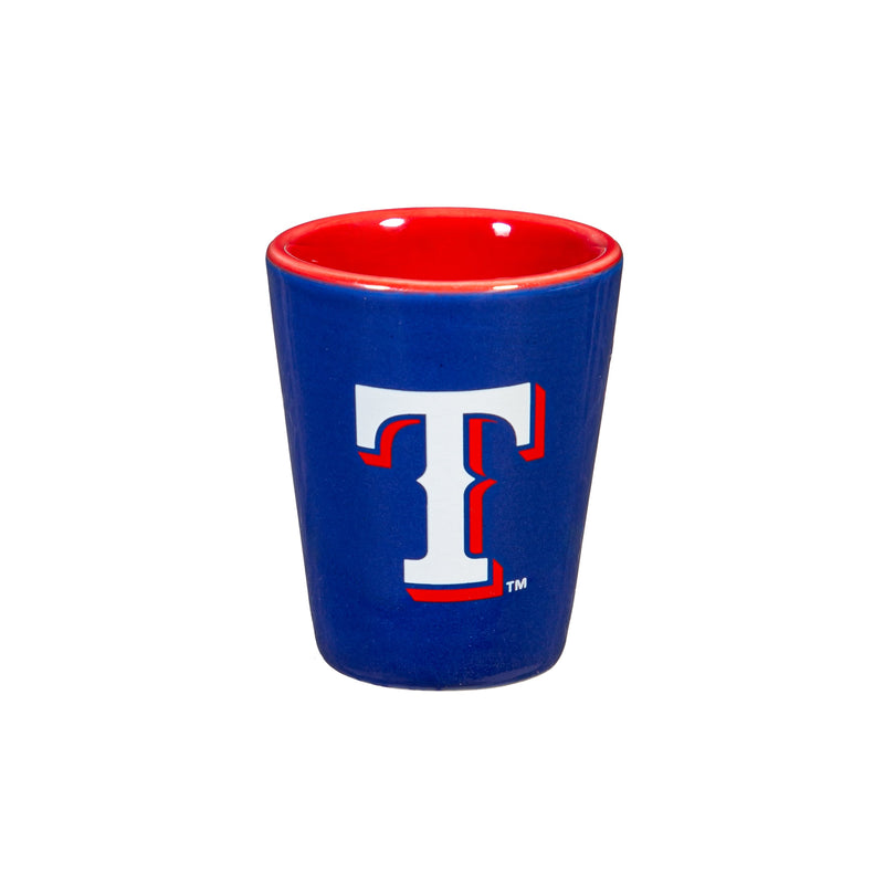 Texas Rangers 4-Piece Ceramic 2oz. Cup Set