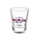 Colorado Avalanche 4-Piece Ceramic and Glass 2oz. Cup Set
