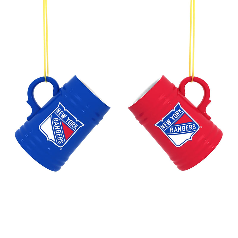 New York Rangers Ceramic Mini Stein, 3oz, set of 2