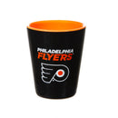 Philadelphia Flyers 4-Piece Ceramic and Glass 2oz. Cup Set