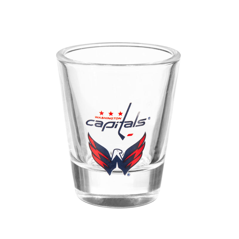 Washington Capitals 4-Piece Ceramic and Glass 2oz. Cup Set