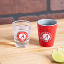 University of Alabama 4-Piece Ceramic and Glass 2oz. Cup Set