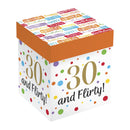 30 and Flirty Stemless Glass, 17oz, Gift Box