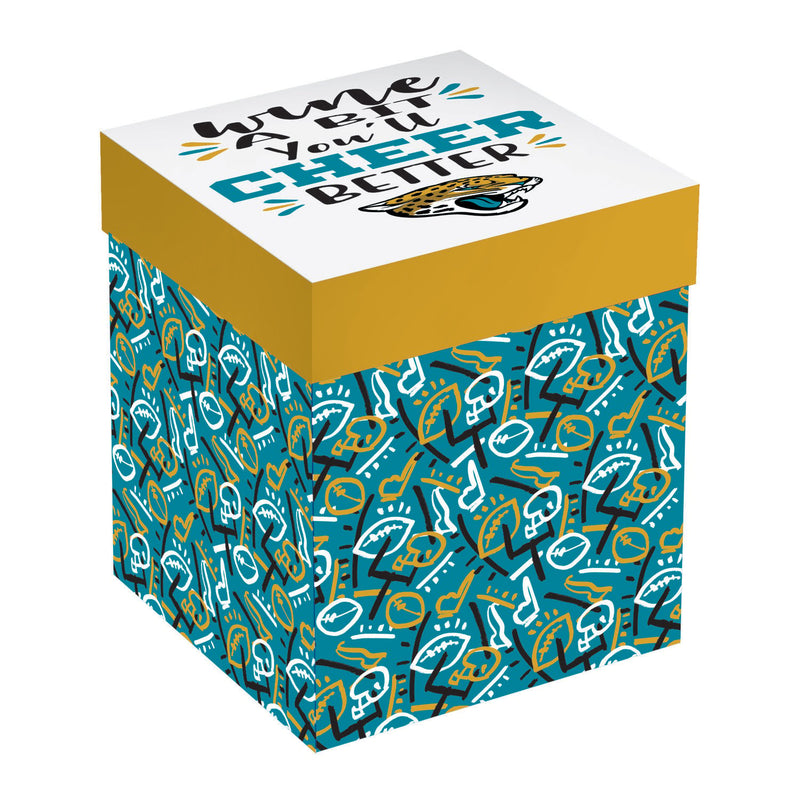 Jacksonville Jaguars, 17oz Boxed Stemless Wine