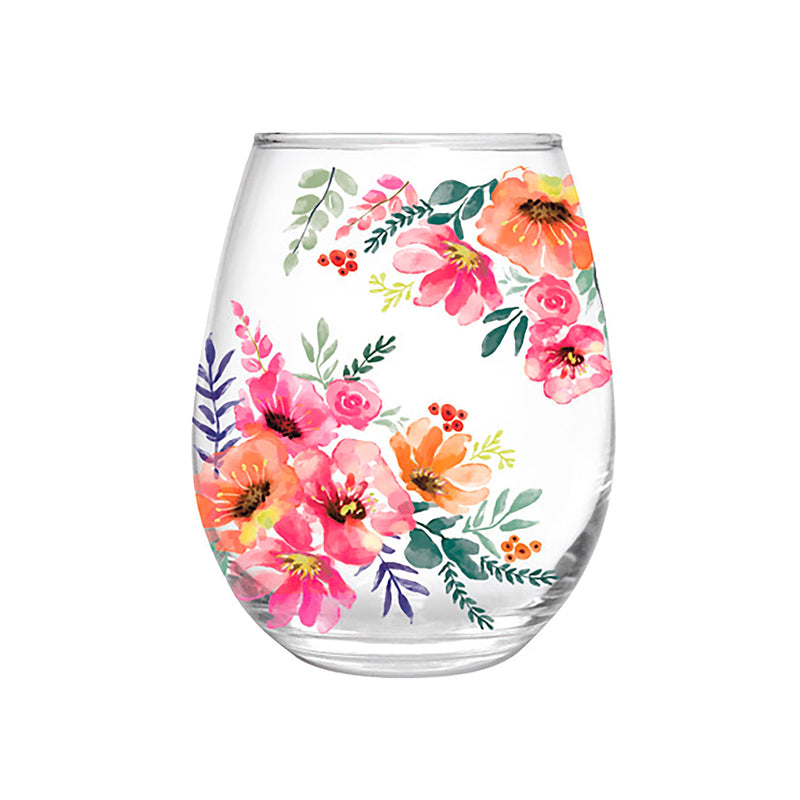 Pastels of Nature Stemless Glass, 17oz, Gift Box
