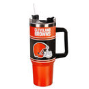 40oz Stainless Steel Canyon Cup w/ Straw, Cleveland Browns