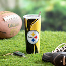 Stainless Steel Tumbler, 20oz, Pittsburgh Steelers