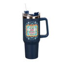 Not Bossy Canyon Cup, Double Wall Stainless Steel w/ Straw, 40oz, Gift Box