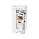 Let's Talk Turkey Canyon Cup, Double Wall Stainless Steel w/ Straw, 40oz, Gift Box