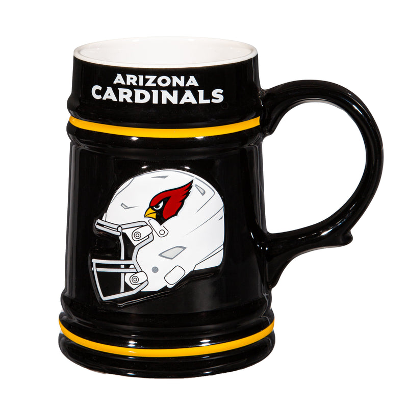 Arizona Cardinals Ceramic Stein Cup, 24oz