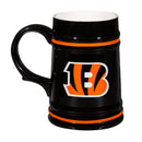 Cincinnati Bengals Ceramic Stein Cup, 24oz