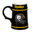 Pittsburgh Steelers Ceramic Stein Cup, 24oz