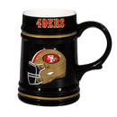 San Francisco 49ers Ceramic Stein Cup, 24oz