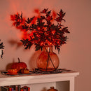 Halloween Maple Indoor/Outdoor LED Color Changing Artificial Branch, 33"H