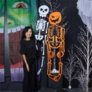 Posable Trick or Treat Halloween Skeleton Hanging Décor