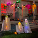 Lighted Ghost Stake, Set of 3